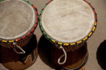 Gambia, Banju, Wooden drums, musical instrument | Obraz na stenu