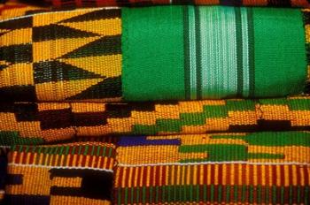 Kente Cloth, Artist Alliance Gallery, Accra, Ghana | Obraz na stenu