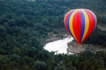 Kenya, Maasai Mara, Mara River, Hot-Air Ballooning | Obraz na stenu