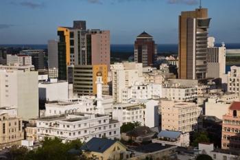 City view from Fort Adelaide, Port Louis, Mauritius | Obraz na stenu