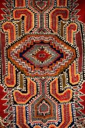 Colorful Rug Artwork, Casablanca, Morocco | Obraz na stenu