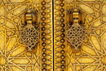 Royal Palace Doors, Dar El-Makhsen, Fez, Morocco. | Obraz na stenu