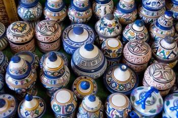 Morocco, Casablanca, market pottery | Obraz na stenu