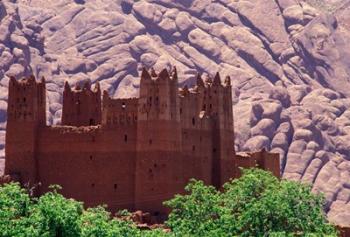 Kasbah and Unique Rock Formation, Morocco | Obraz na stenu