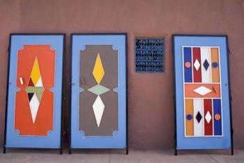 Colorful Doors Made by Local Metalworkers, Morocco | Obraz na stenu