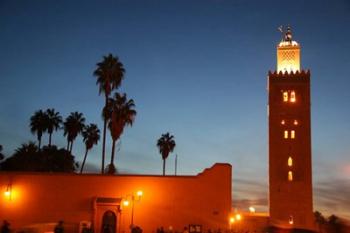 Africa, Morocco, Marrakesh, Koutoubia minaret | Obraz na stenu