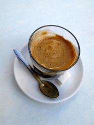 Espresso Drink at Caf? in Essaouira, Morocco | Obraz na stenu