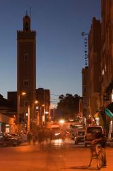 Er Rachidia, Town Mosque and Rue el-Mesjia, Ziz River Valley, Morocco | Obraz na stenu