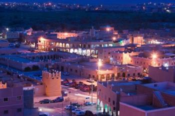 Night View of Town, Tinerhir, Morocco | Obraz na stenu