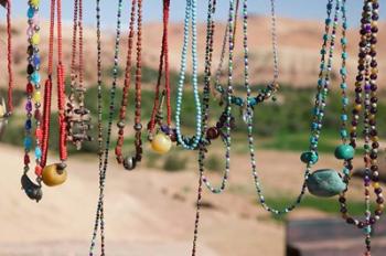 Moroccan Souvenir Jewelry, Ait Benhaddou, South of the High Atlas, Morocco | Obraz na stenu