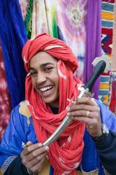 Moroccan Souvenir Seller, Ait Benhaddou, South of the High Atlas, Morocco | Obraz na stenu