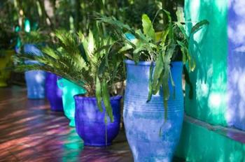 Jardin Majorelle and Museum of Islamic Art, Villa Pottery, Marrakech, Morocco | Obraz na stenu