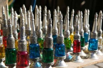Perfume Bottles, The Souqs of Marrakech, Marrakech, Morocco | Obraz na stenu