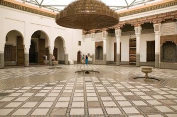 Interior Courtyard, Musee de Marrakech, Marrakech, Morocco | Obraz na stenu