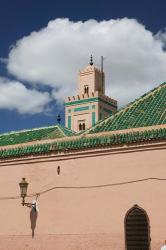 Mosque in Old Marrakech, Ali Ben Youssef, Marrakech, Morocco | Obraz na stenu