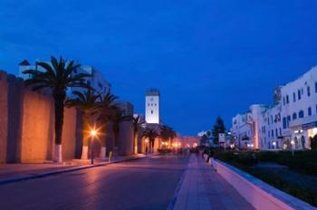 MOROCCO, ESSAOUIRA: Avenue Oqba Ben Nafli | Obraz na stenu