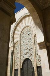 Archway detail, Hassan II Mosque, Casablance, Morocco | Obraz na stenu