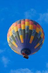 Rainbow colored hot air balloon over Namib Desert, Sesriem, Namibia | Obraz na stenu