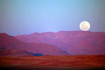 Namibia, Sossusvlei, NamibRand Nature Reserve, Full moon | Obraz na stenu