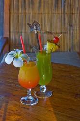 Tropical cocktails, Fregate Resort island, Seychelles | Obraz na stenu