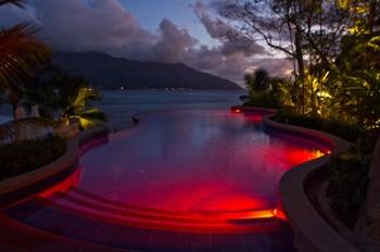 Resort, Pool, Northolme Hotel, Mahe Island, Seychelles | Obraz na stenu