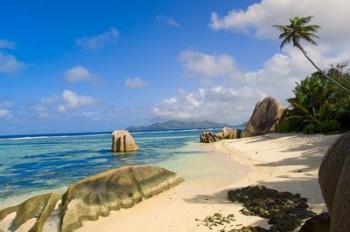 Rock formations, La Digue Island, Seychelles | Obraz na stenu