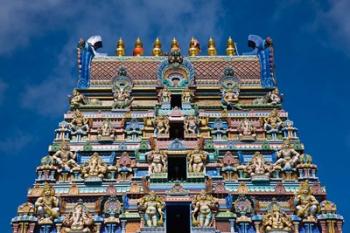Hindu Temple, Victoria, Mahe Island, Seychelles | Obraz na stenu