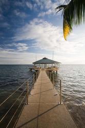 Seychelles, Anse Bois de Rose, Coco de Mer Hotel pier | Obraz na stenu