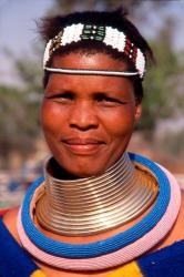 Portrait of Ndembelle Woman, South Africa | Obraz na stenu