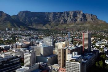 Cape Town CBD and Table Mountain, Cape Town, South Africa | Obraz na stenu