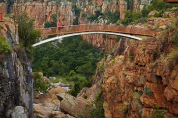Footbridge over Blyde River, Blyde River Canyon Reserve, South Africa | Obraz na stenu
