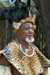 South Africa, KwaZulu Natal, Zulu tribe chief | Obraz na stenu