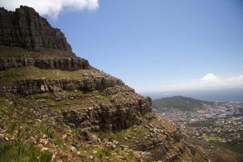 Cape Town, South Africa. Hiking up to Table Mountain. | Obraz na stenu