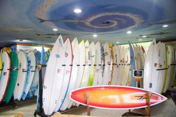 Surf shop, Jeffrey's Bay, South Africa | Obraz na stenu