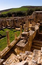 Ancient Architecture, Roman Brothels, Dougga, Tunisia | Obraz na stenu