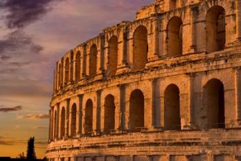 Famous El Jem Roman Amphitheater, El Jem, Tunisia, Africa | Obraz na stenu