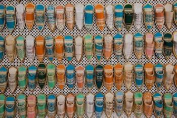 Tunisia, Tunis, Carthage, Market, babouches slippers | Obraz na stenu