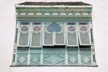 Tunisia, Mahdia, window, moorish architecture | Obraz na stenu