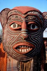 Painted Geometric Mask, Zimbabwe | Obraz na stenu