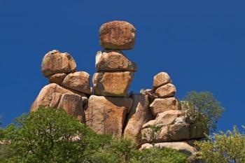 Mother and Child rock formation, Matobo NP, Zimbabwe, Africa | Obraz na stenu