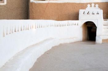 Ghadames, Libya. Gate, Wall, Triangular Decoration. | Obraz na stenu