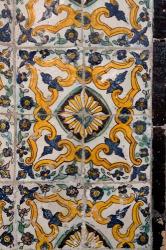 Tripoli, Libya. Tunisian Tiles, Gurgi Mosque, Medina, 19th Century. | Obraz na stenu