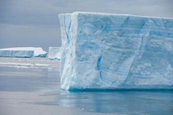 Antarctica, Antarctic Sound. Tabular icebergs. | Obraz na stenu