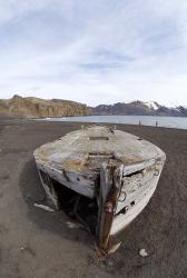 Wooden whaling boat, Deception Island, Antarctica | Obraz na stenu