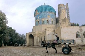 Masjid Sabz, the Green  Mosque in Balkh, Afghanistan | Obraz na stenu