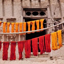 Wool drying textile, Ghazni, Afghanistan | Obraz na stenu