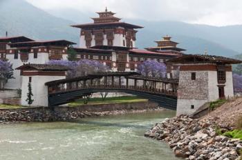 Punakha Dzong Palance, Bhutan | Obraz na stenu