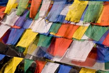 Prayer Flags at Dochu La, Bhutan | Obraz na stenu