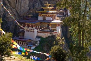 Taksang Monastery near Paro, Bhutan | Obraz na stenu
