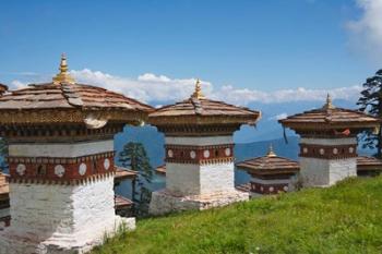 Sindokha Dzong, Dochu La Pass, Thimphu and Punakha, Bhutan | Obraz na stenu